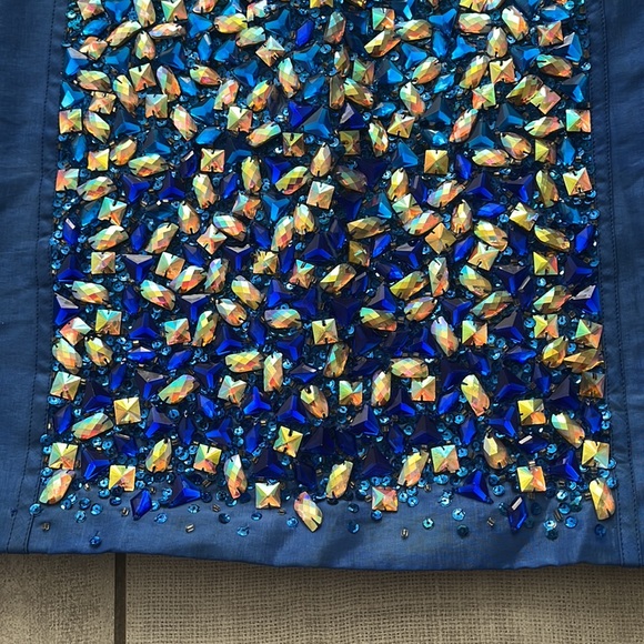 Jovani jewel embellishments NWT Size 6 Cocktail Mini Dress - Picture 7 of 10